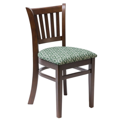 Brooklyn Dark Dining Chair with Padded Seat 