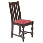 Brooklyn Dark High Back Dining Chair with Padded Seat
