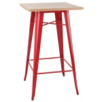 Bold Square Indoor Poseur Height Bar Table