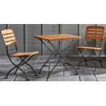 Lily Wooden Outdoor Folding Restaurant Chair
