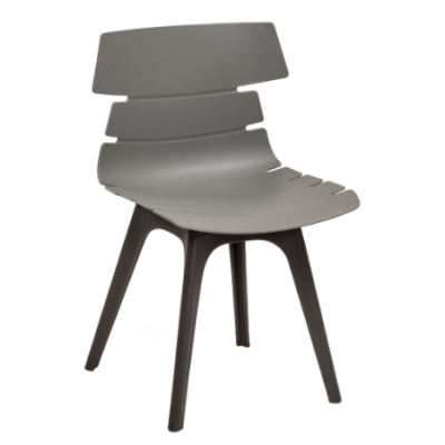 Ramone Black Base Plastic Cafe Chair