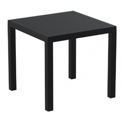 Resin Black Outdoor Cafe Table