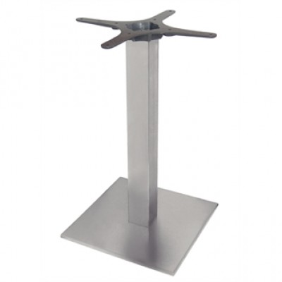 Luton Stainless Steel Square Table Base