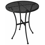 Filey Outdoor Steel Patterned Round Bistro Table