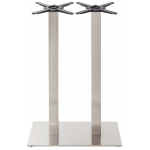 Stainless Steel Square Poseur Table Base